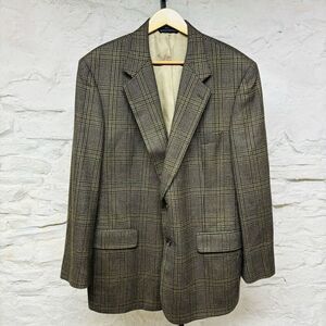 Vtg Brooks Brothers Blazer 42L Lambswool Cashmere Blend Plaid Jacket Made in USA
